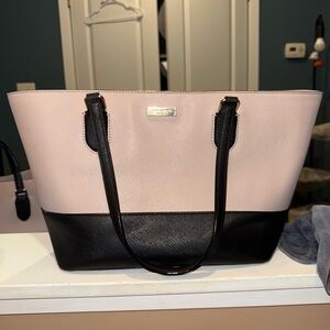Kate Spade Pink and Black Tote Bag